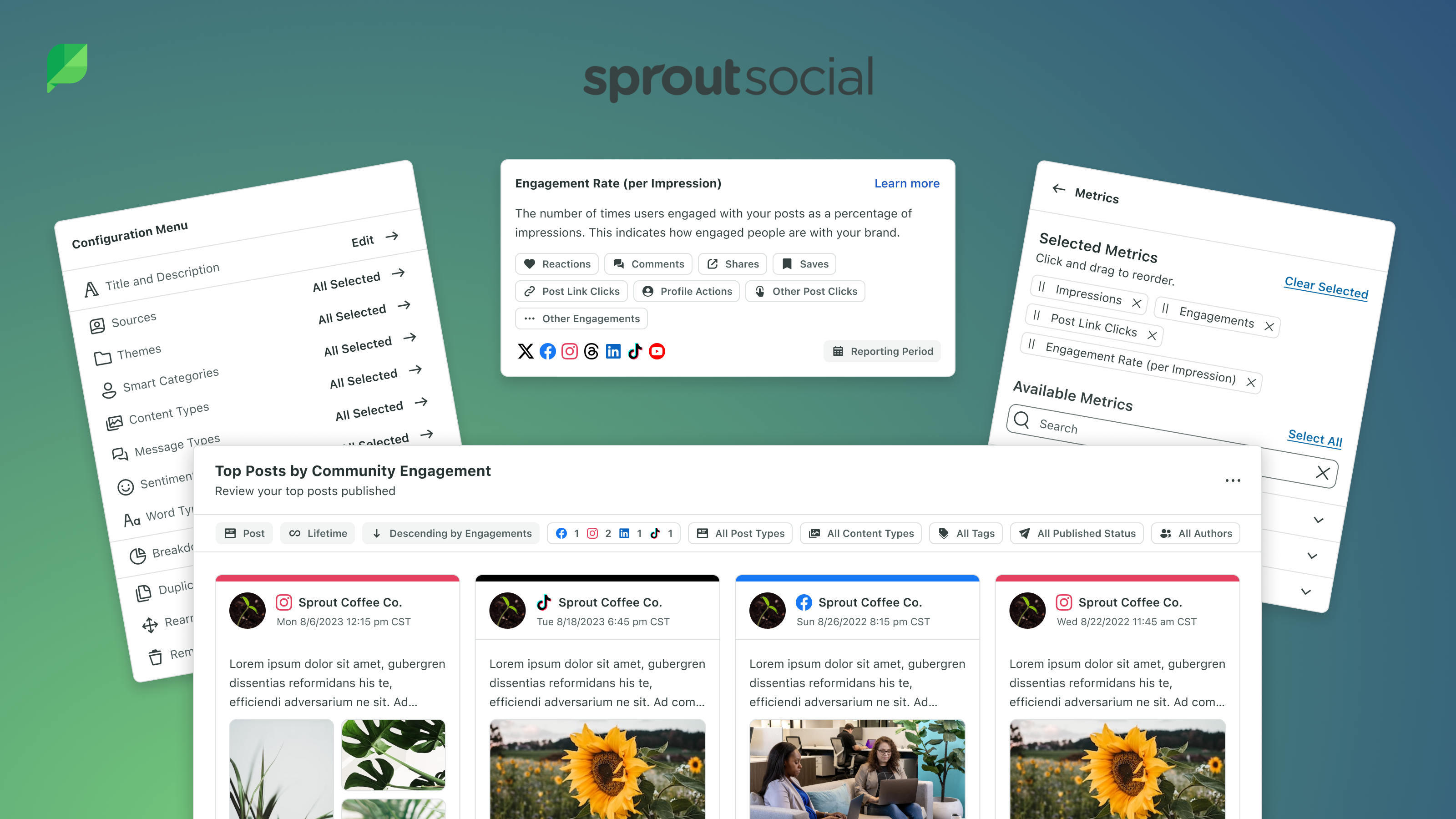 Sprout Social Custom Reports hero image